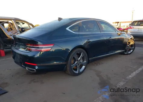 2021 Genesis G80 3.5T Rwd z USA, uszkodzony, nr VIN KMTGC4SD8MU071136